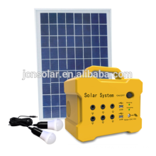 10w solar mini sistema de luces con mp3 y FM